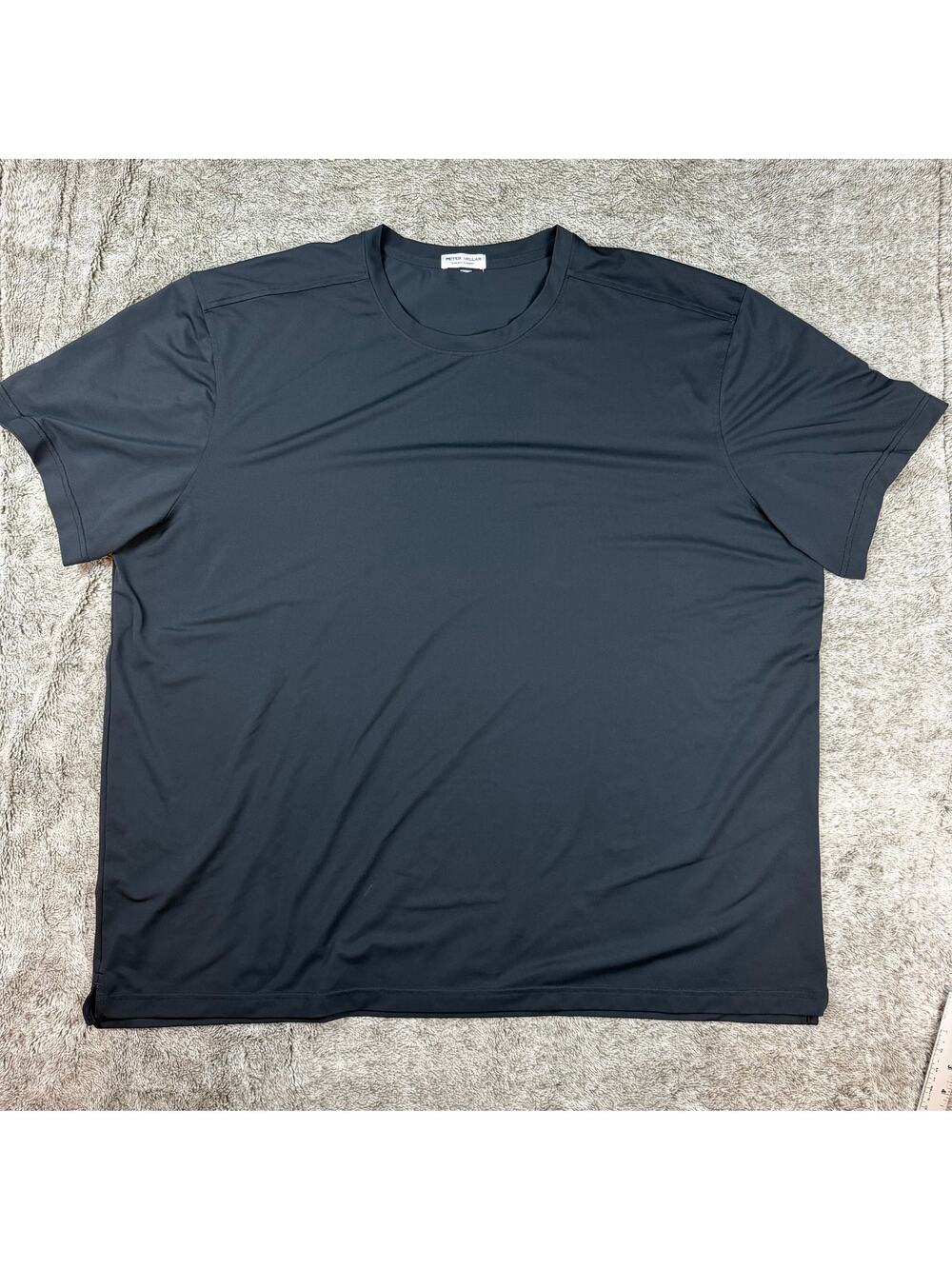 Peter Millar Mesh Crew T-Shirt Men's 3X Black